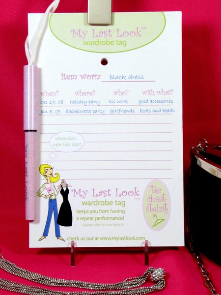 My Last Look Wardrobe Tags