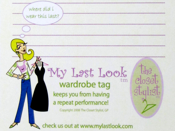 My Last Look Wardrobe Tags