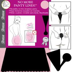 No More Panty Lines! Strapless Panty by Braza