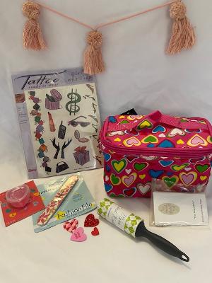 Vanity Train Case Gift Set